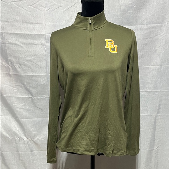 Antigua Apparel Reprocess Baylor University Women’s 1/4 Zip NWT - Picture 1 of 10